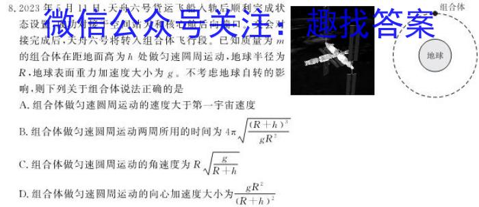 吉林省"通化优质高中联盟”2023~2024学年度高二上学期期中考试(24-103B)f物理