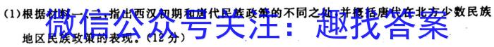 广西省2023-20247学年高二年级10月阶段性考试历史