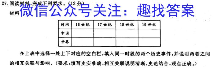 河南省2023年秋季河南省高二第二次联考(24-41B)政治s