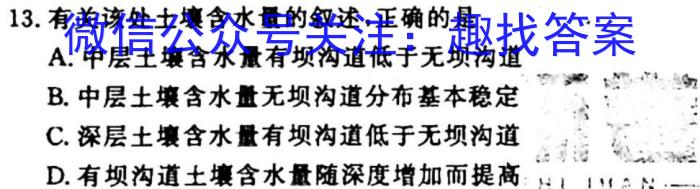 [今日更新]安徽省2024届耀正优+12月高三名校期末测试地理h