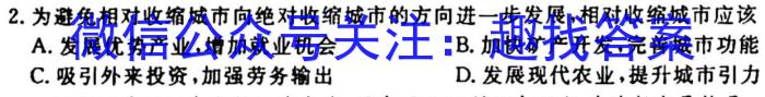 [今日更新]2024届[唐山二模]唐山市普通高等学校招生统一考试第二次模拟演练地理h