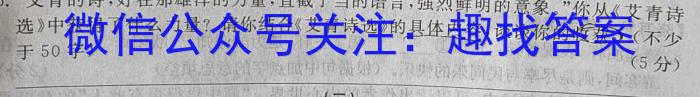 甘肃省2023-2024学年九年级第一学期学习评价（2）语文