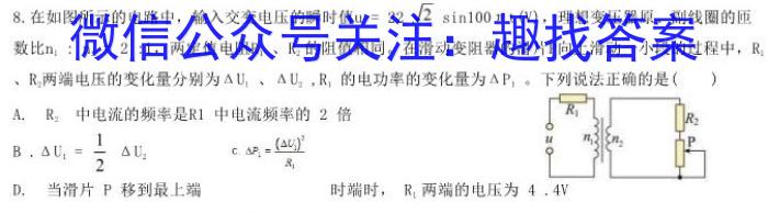 河北省2023-2024学年度九年级第一学期学业水平调研测试物理`