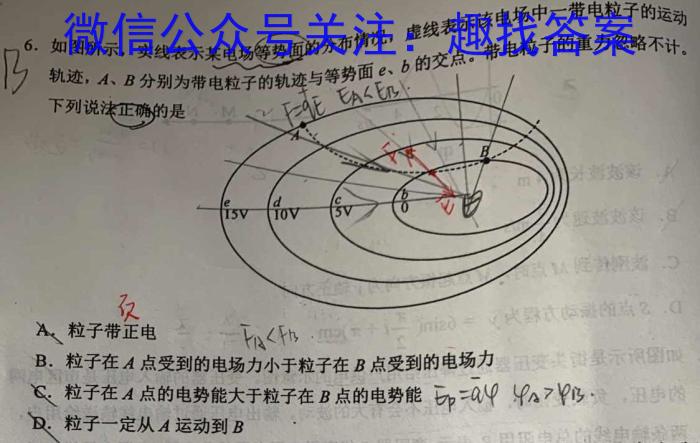 ［九校联考］甘肃省2024届高三10月联考物理`