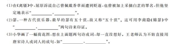 湖北省部分重点中学2024届高三第一次联考语文试卷 答案