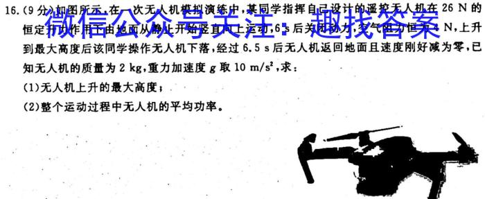 安徽省2023-2024学年度九年级第一学期第一次教学质量检测z物理