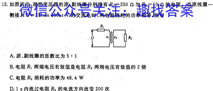 光明区2024届高三年级调研考试（10月）物理`