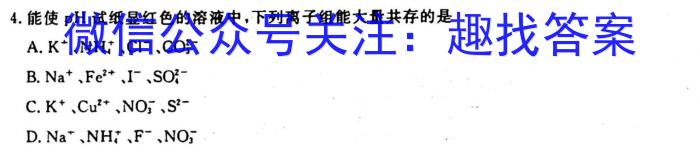 q［晋一原创测评］山西省2023-2024学年第一学期八年级期中质量监测化学