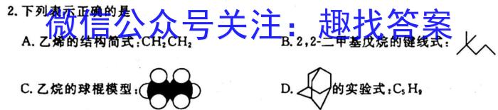 q河南省2023-2024学年度九年级第一学期学习评价（1）化学