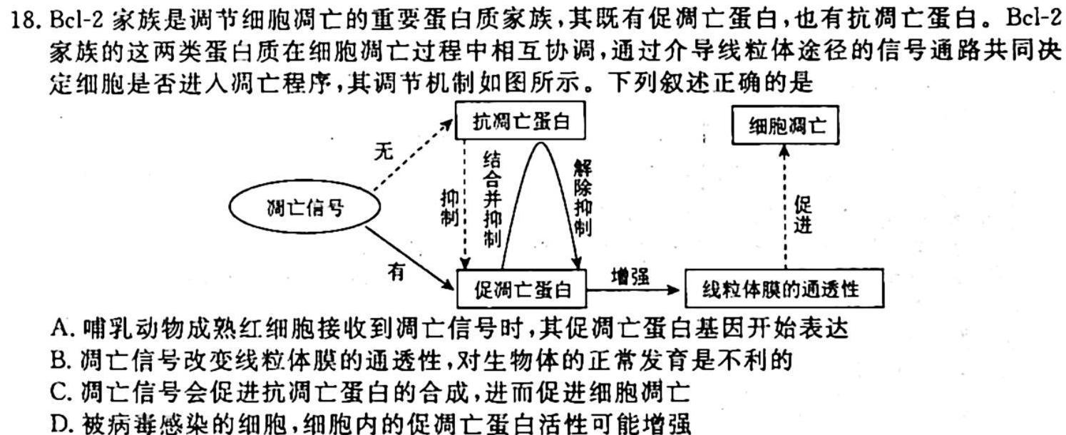 遵义市2024届高三第一次质量监测统考生物