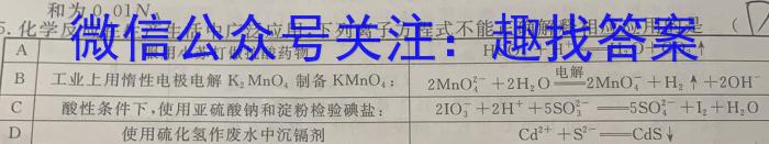 j安徽省2023-2024学年度第一学期九年级10月份限时训练化学
