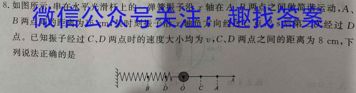 河南省2023-2024学年度九年级第一学期学习评价（1）f物理