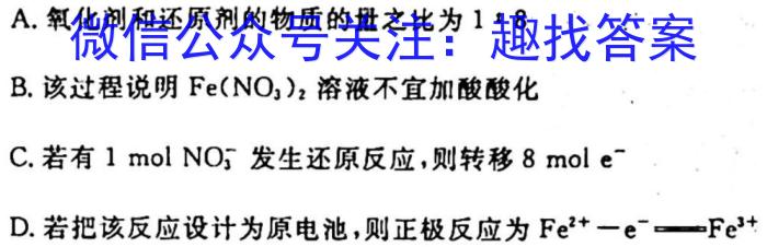 q衡水金卷先享题月考卷 2023-2024学年度上学期高二年级二调考试化学