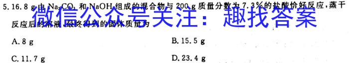 3贵阳一中(贵州卷)2024届高考适应性月考卷(白黑黑白黑黑黑)化学