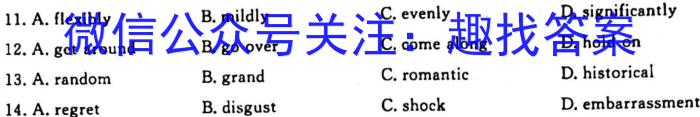 安徽省合肥市2024届九年级第一学期10月份阶段练习英语试题