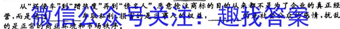 2023-2024学年安徽省九年级上学期阶段性练习(二)/语文