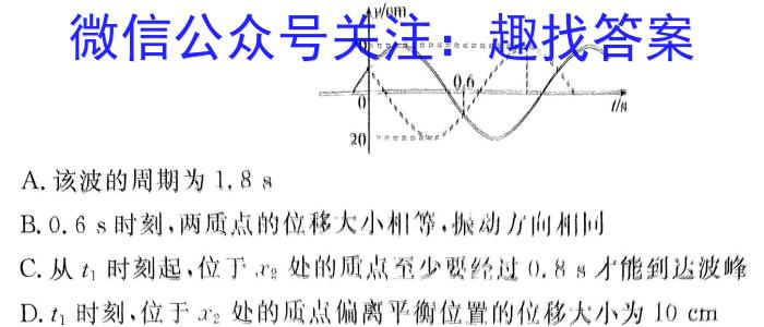 2024届河北省高三考试10月联考(24-126C)l物理