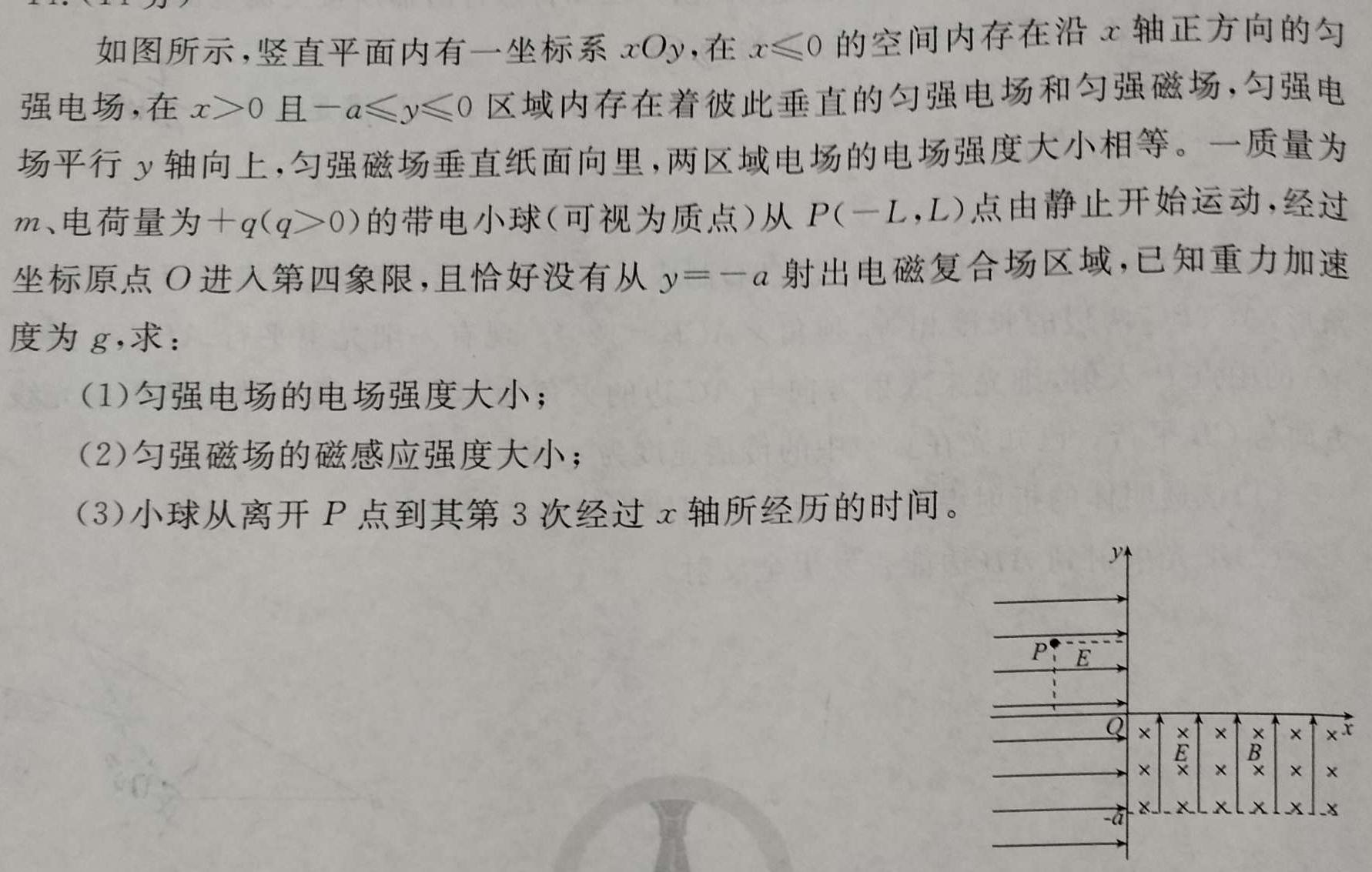 河北省高一年级选科调考第一次联考(箭头下面加横杠 HEB)物理.