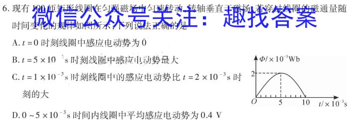 [今日更新]安徽省2023-2024学年八年级上学期10月调研考试.物理