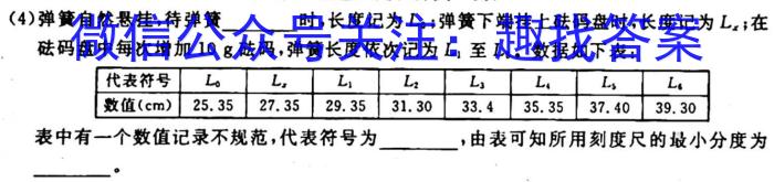 2024届高三10月大联考（全国甲卷）h物理