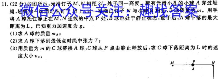 [今日更新]陕西省2023~2024学年度九年级教学素养测评(一) 1L R-SX.物理