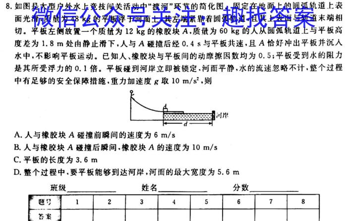 [今日更新]2023-2024九年级第一学期阶段性检测(河南专版).物理