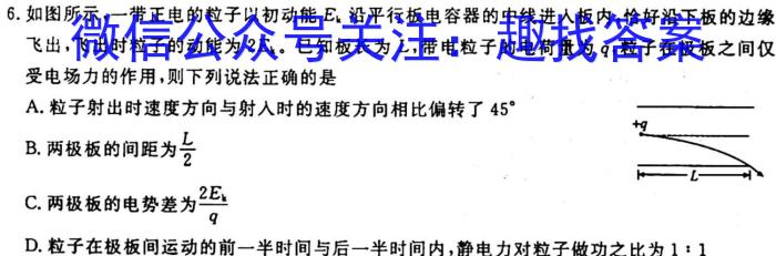 广西省2023-20247学年高二年级10月阶段性考试l物理