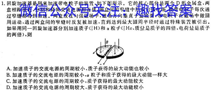 2024届全国名校高三单元检测示范卷(二十)l物理
