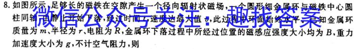 河北省2023-2024学年九年级第一学期阶段练习一l物理