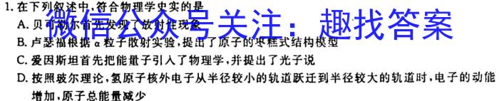 安徽省2023-2024学年度第一学期八年级期中素质教育评估试卷h物理