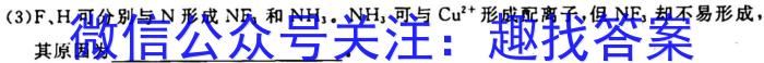 qNT教育·2023-2024学年第一学期11月高二阶段测试卷化学