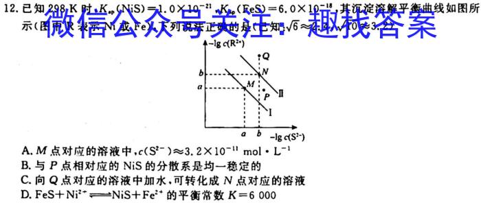 q［九校联考］甘肃省2024届高三10月联考化学