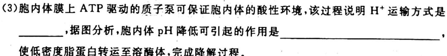 河北省2023-2024学年九年级第一学期阶段练习一生物