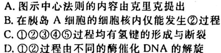 江西省2023-2024学年上学期高一10月教学质量检测生物学试题答案