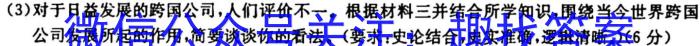 贵阳一中(贵州卷)2024届高考适应性月考卷(白黑黑白黑黑黑)历史试卷