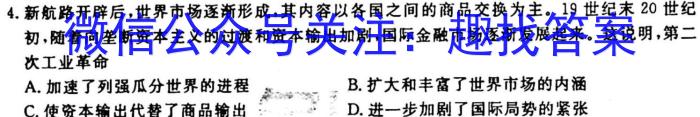 2023秋季河南省高一第三次联考(24-163A)&政治