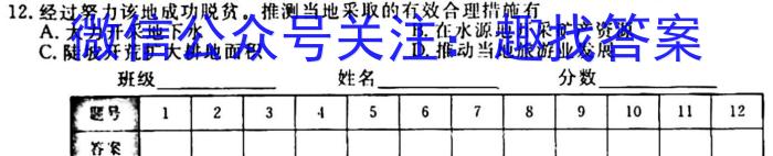 2024届湖北省新高考联考协作体高三下学期一模联考政治1