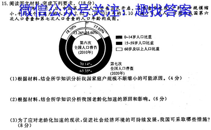 辽宁省重点高中沈阳市郊联体2023-2024学年高二上学期10月月考地理.