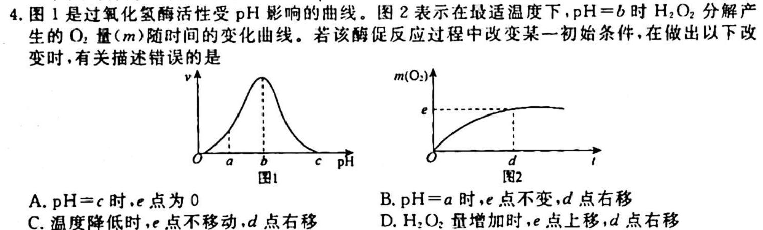 2023~2024学年核心突破XGK(二十)20生物学试题答案