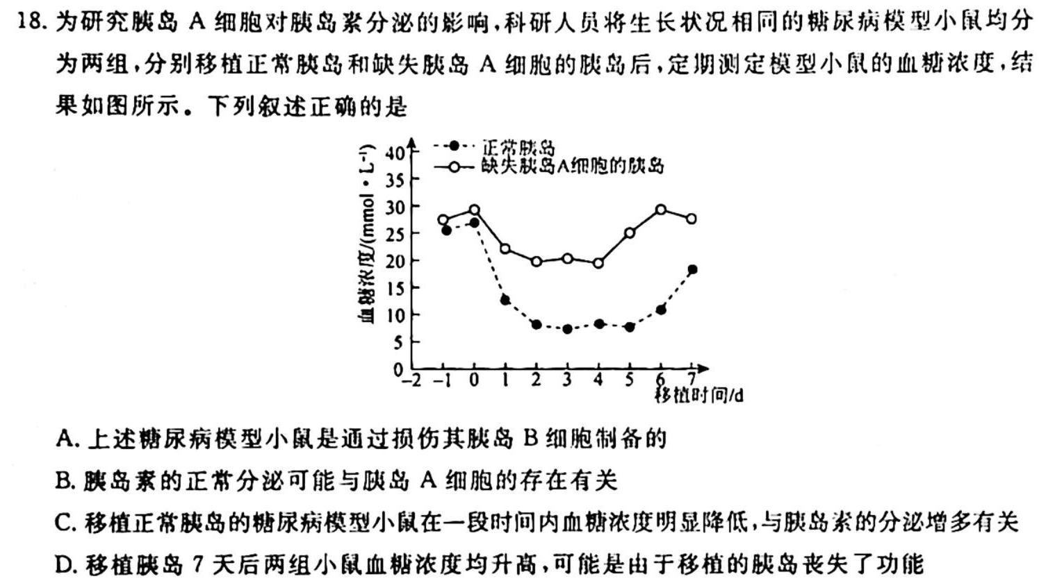 陕西省2023-2024学年度七年级第一学期期中调研试题［D版］生物学试题答案