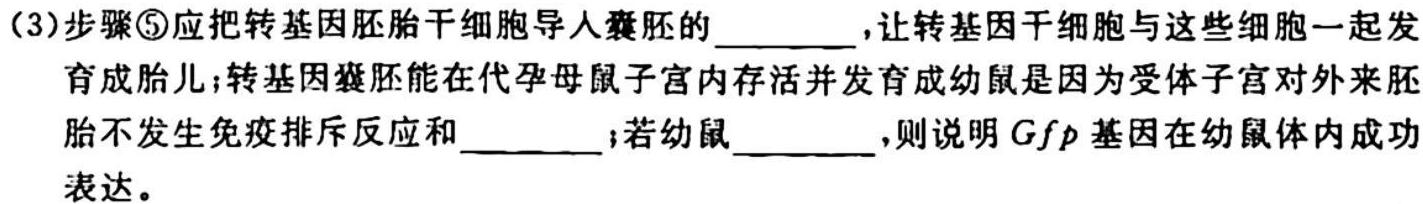 吉林省"通化优质高中联盟”2023~2024学年度高一上学期期中考试(24-103A)生物