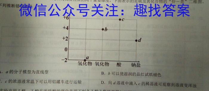 1陕西省2024届高三9月联考化学