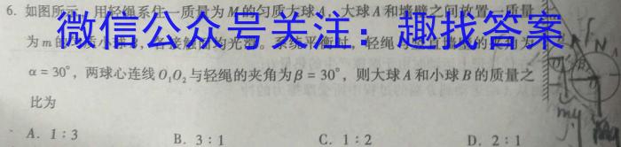 河南省2023-2024学年高中毕业班阶段性测试（二）f物理