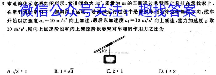 2024届高三11月大联考（新高考卷）物理`