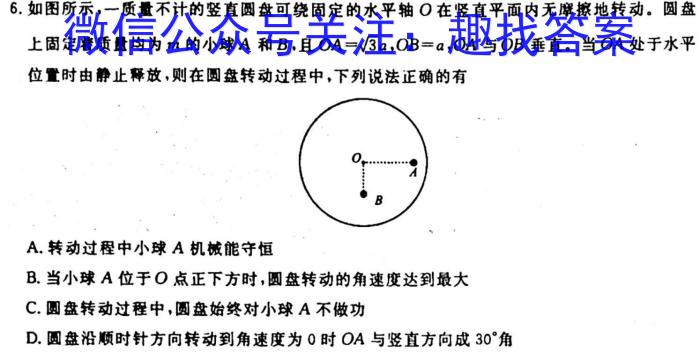 ［湖北大联考］湖北省2025届高二年级上学期10月联考q物理