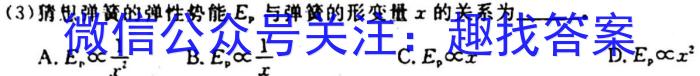 超级全能生·名校交流2024届高三第二次联考(4089C)(11月)物理`