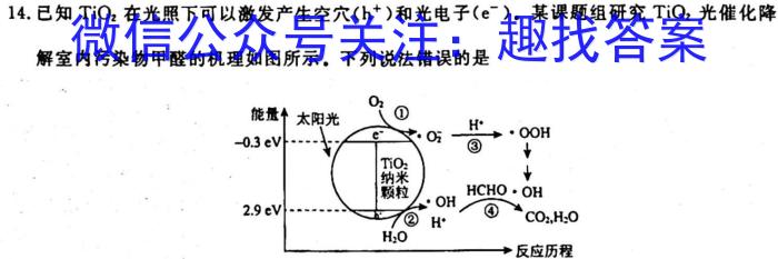 j陕西省2023-2024学年度高一第一学期阶段性学习效果评估(二)化学