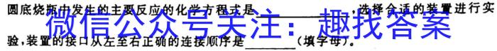 q万友2023-2024学年上学期九年级教学评价一化学