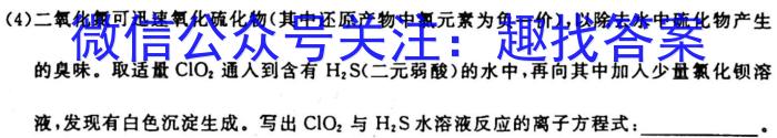 q陕西省2023-2024学年度第一学期九年级期中调研试题（卷）B化学