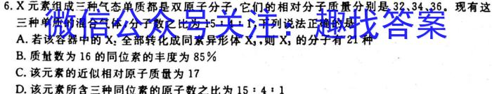 q衡水金卷 2024届高三年级10月份大联考(新教材)化学